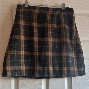 Plaid Mini Skirt